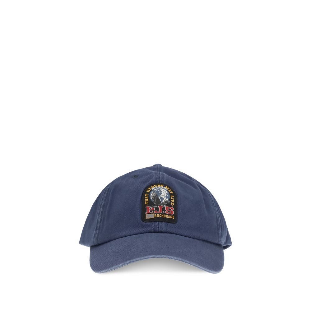 Parajumpers Blue Cotton Baseball Cap