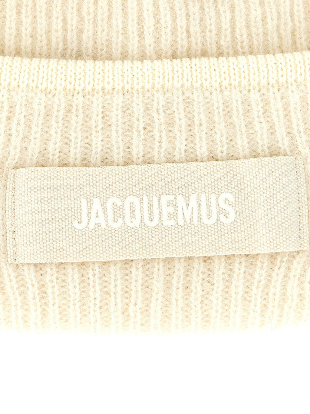 Jacquemus White Wool Beanie