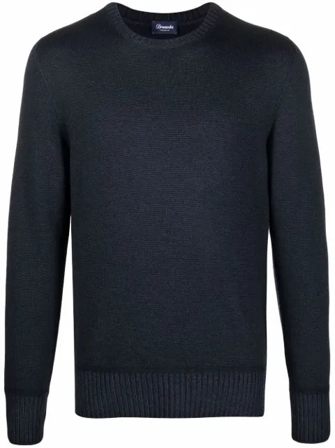 Drumohr crew-neck merino jumper