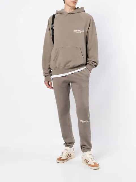 FEAR OF GOD ESSENTIALS logo-print long-sleeve hoodie