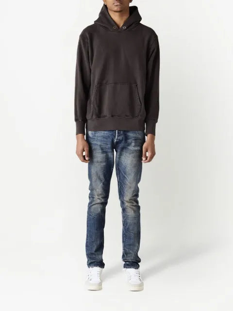 Les Tien pouch cotton hoodie