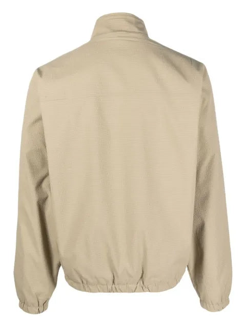 Daily Paper logo-patch zip-up jacket