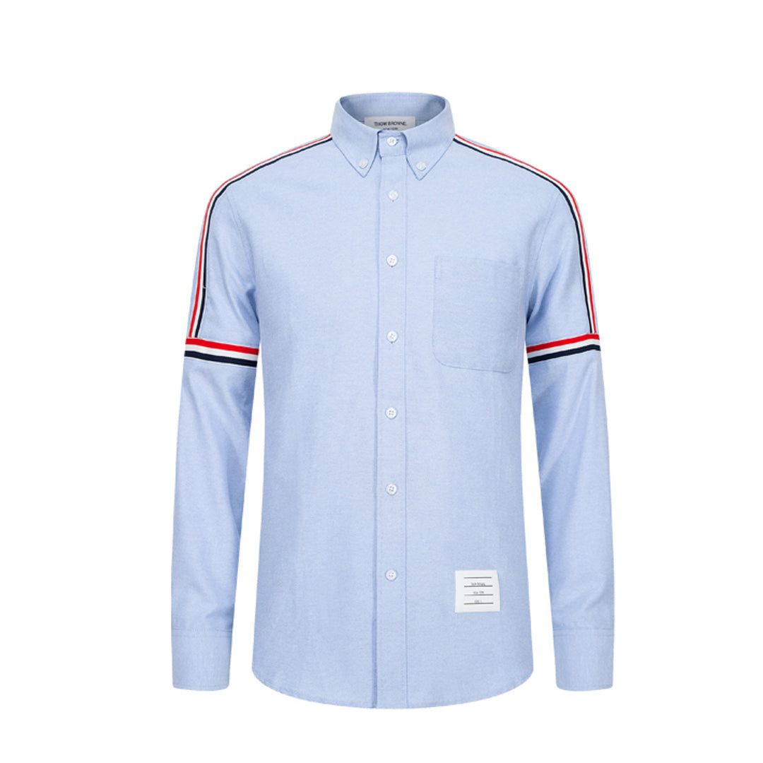 Classic Four-Bar Solid Dress Shirt | Thom Browne