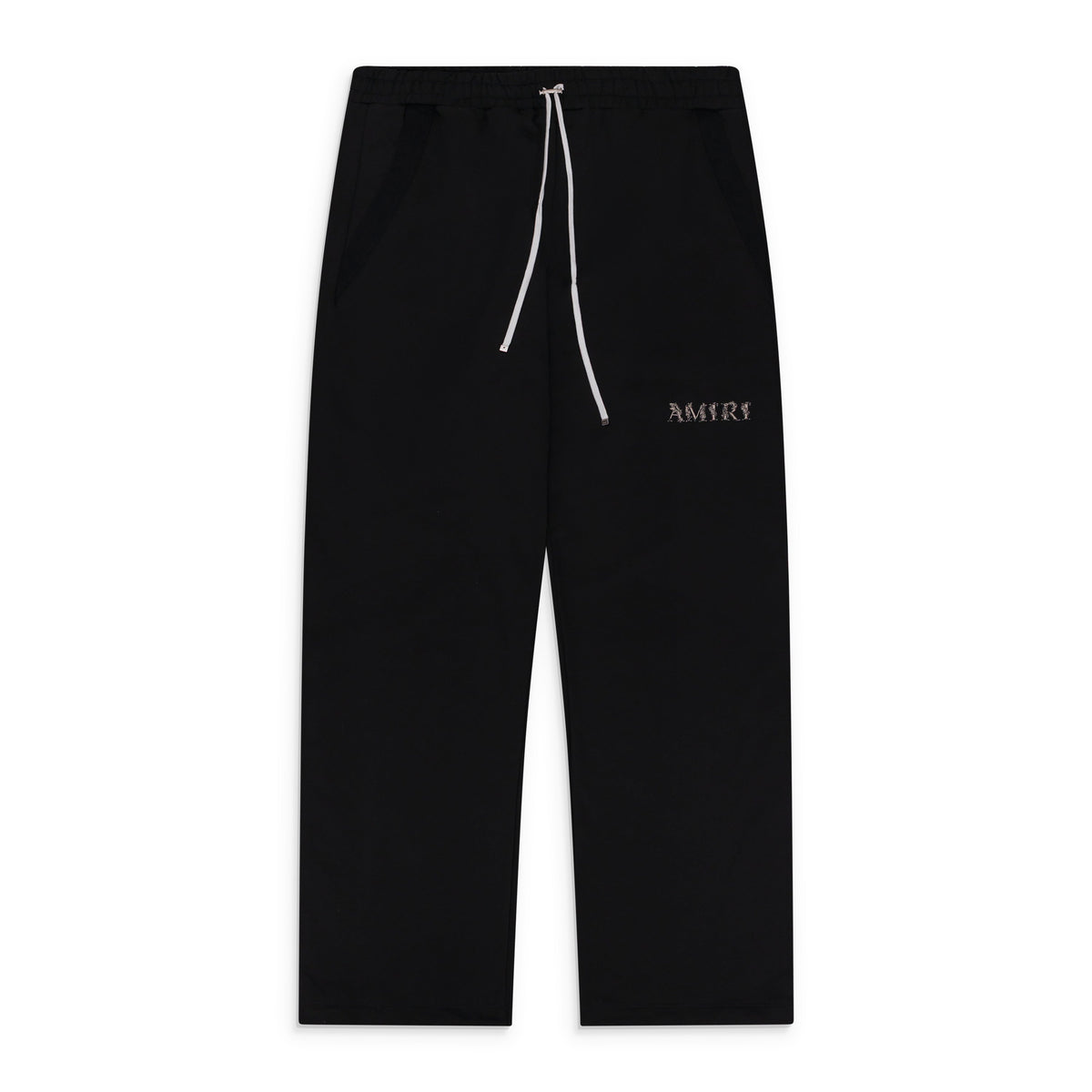 Black MA Baroque Logo Sweatpants