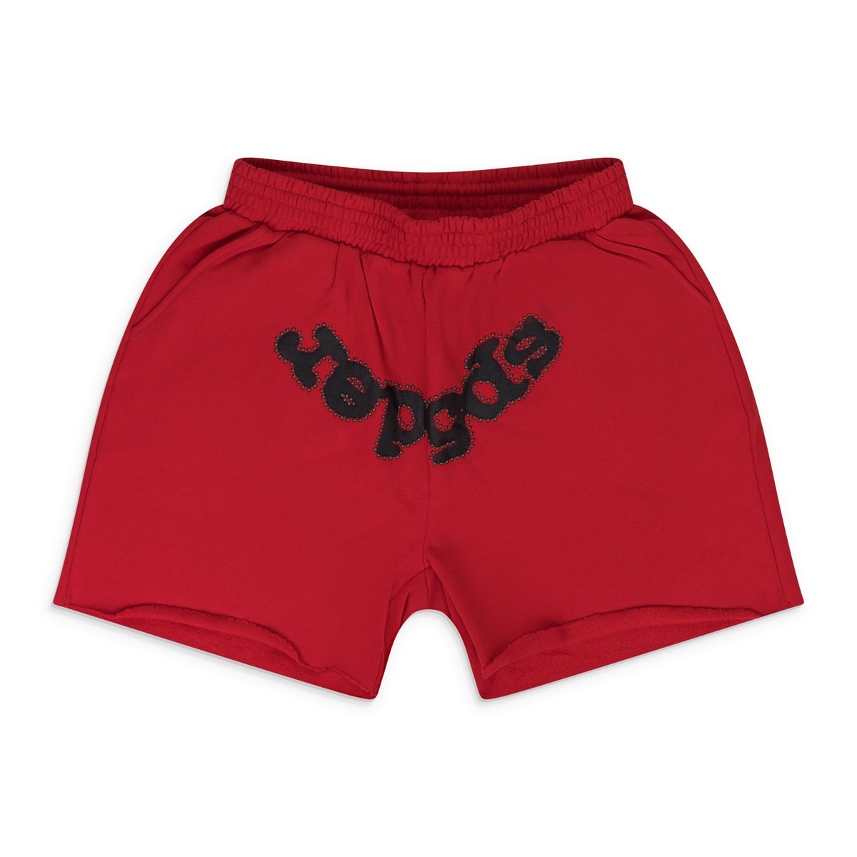 Red OG Studded Sweatshorts
