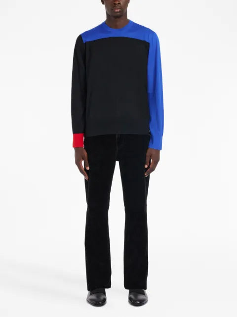 Ferragamo colour-block cashmere jumper