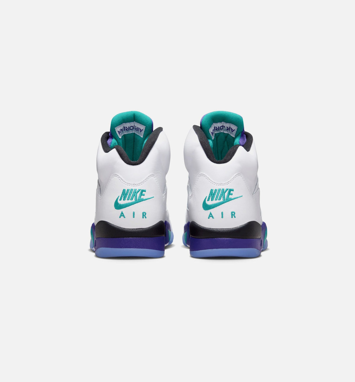 Air Jordan 5 Retro Grape Men's Shoes - White/Purple/Green