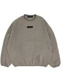 FEAR OF GOD ESSENTIALS front logo patch elasticated waistband sweatshirt