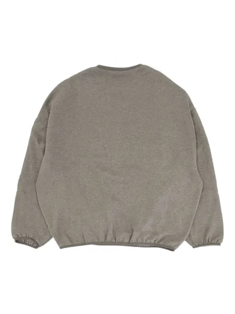 FEAR OF GOD ESSENTIALS front logo patch elasticated waistband sweatshirt