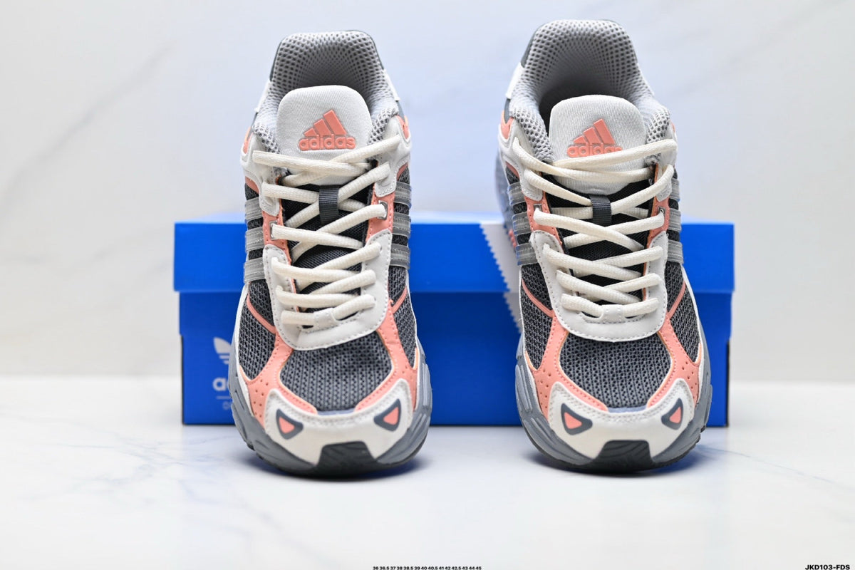 Adidas Unisex Running Shoes #9 - Grey/Coral