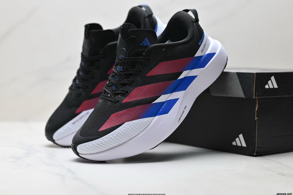 Adidas K81801550 Unisex Running Shoes | Black/Red High-Contrast Edition - Black/Red