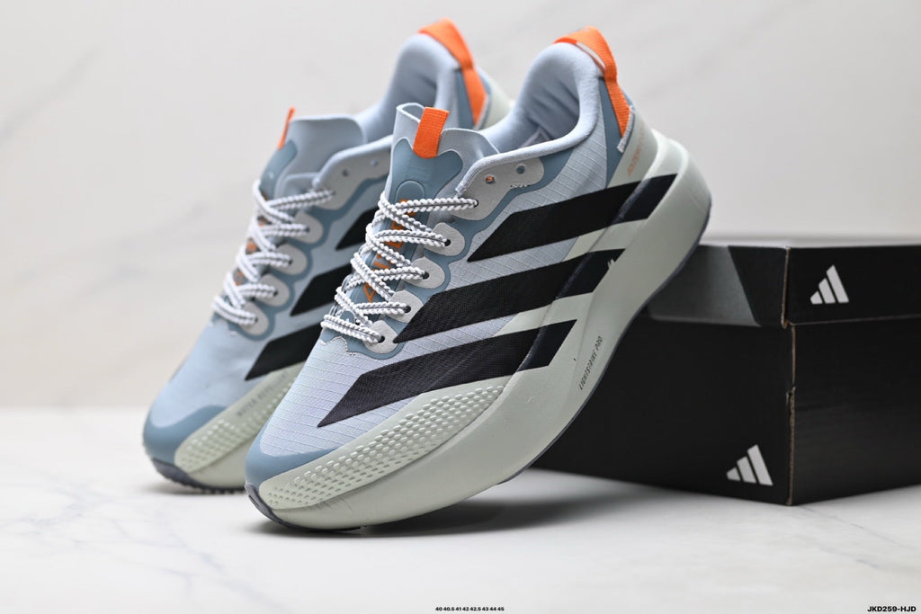 Adidas K81801550 Men's Running Shoes - 3 Colorways incl. Light Blue/Grey & Light Grey/Orange