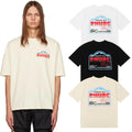 Rhude T-shirts Paradiso Rally Racing Short Sleeves Men and Women