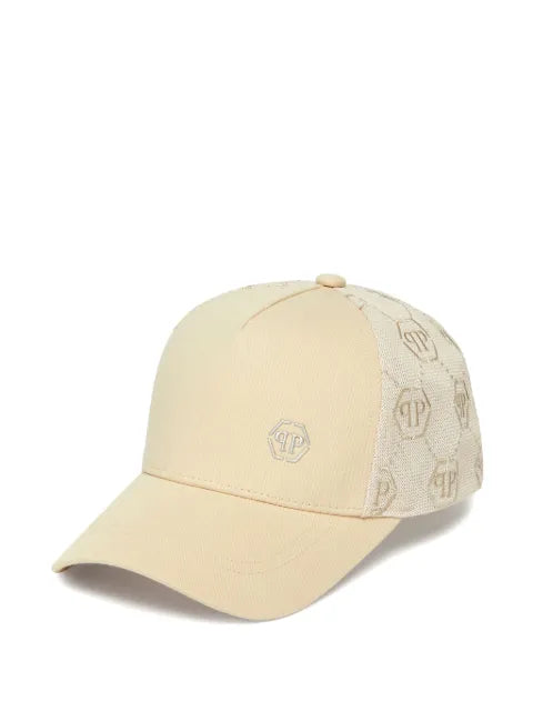 Philipp Plein baseball cap with hexagon plaque