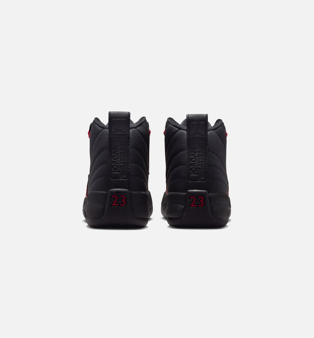 Air Jordan 12 Retro Bloodline Big Kids' Lifestyle Shoes - Black/Varsity Red