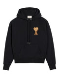 AMI Paris logo-embroidered hoodie