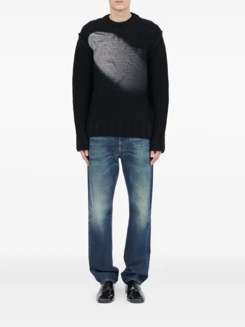 MM6 Maison Margiela textured knit sweater