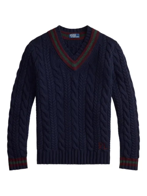 Polo Ralph Lauren cable-knit V-neck sweater