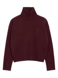 AMI Paris Ami de Coeur sweater with stand collar