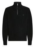 Karl Lagerfeld half-zip high-neck sweater