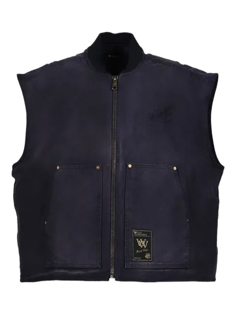 Willy Chavarria zip-up gilet