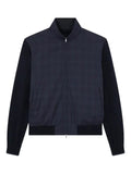 Paul & Shark check-pattern bomber jacket