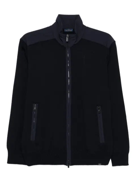 Paul & Shark zip-front wool cardigan