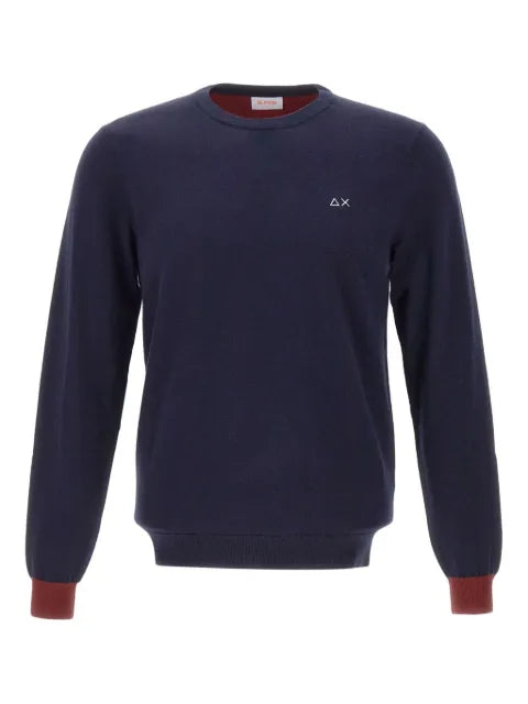 Sun68 elbow-patch sweater