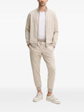 Joop! patterned zip-up hoodie