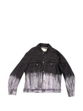 Feng Chen Wang disstressed-effect tie-dye denim jacket