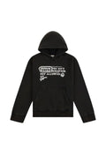 Honor The Gift Not Allowed graphic-print faded hoodie