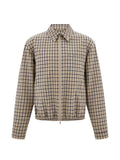 Ferragamo check bomber jacket