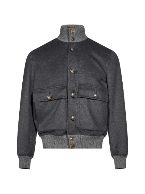 Brunello Cucinelli button-up bomber jacket