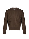 Another Aspect ribbed-knit V-neck sweater