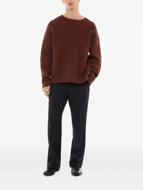 FURSAC waffle-knit wool sweater