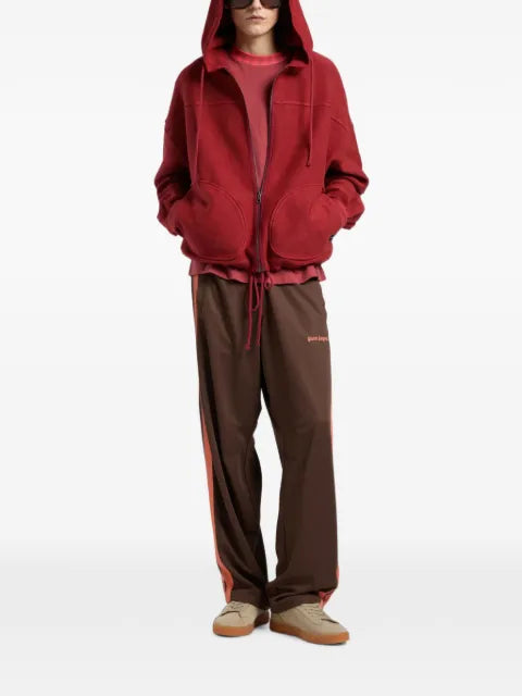 Palm Angels Palm Tree zip loose hoodie