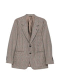 Reveres 1949 Prince of Wales check single-breasted blazer