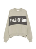 FEAR OF GOD ESSENTIALS cropped relaxed panelled sweatshirt