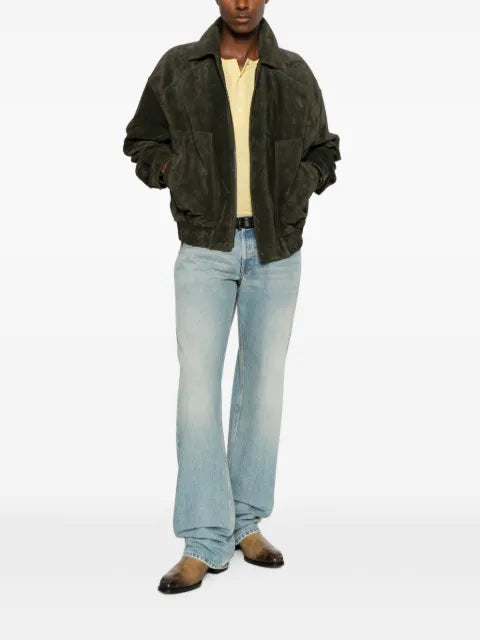 Saint Laurent bomber jacket in split leather