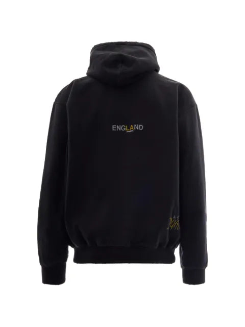 Represent graphic-print cotton hoodie