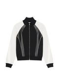 Givenchy bi-material blouson with Givenchy Paris embroidery