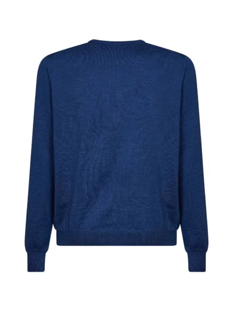 D4.0 plain-stitch knit sweater