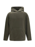 Rier fleece-texture pouch-pocket hoodie