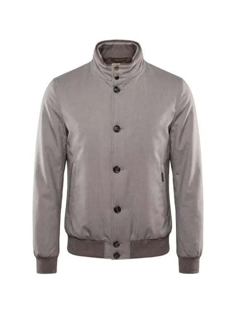 Moorer Janos button-fastening bomber jacket