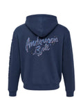 Andersson Bell patchwork logo-embroidered hoodie