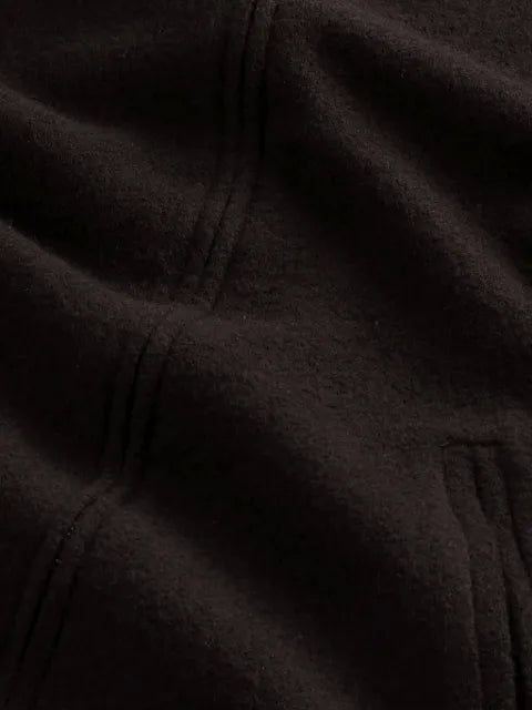 NN07 boiled merino zip-up sweater