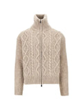 Piacenza Cashmere cable-knit zip-up cardigan