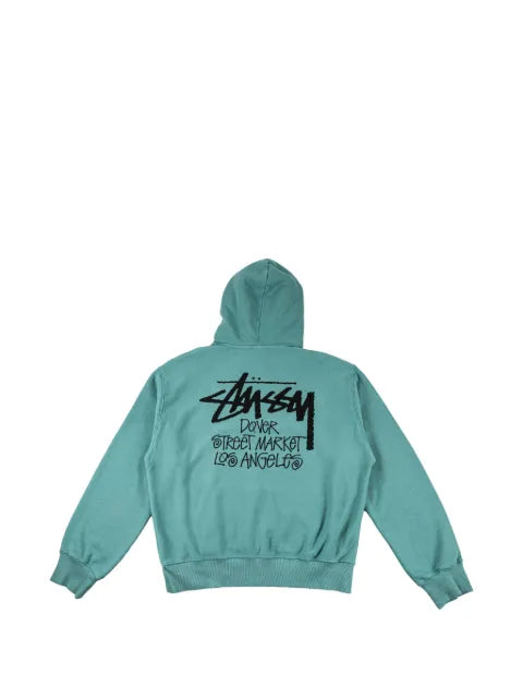 Stüssy Dover Street Market logo-print hoodie
