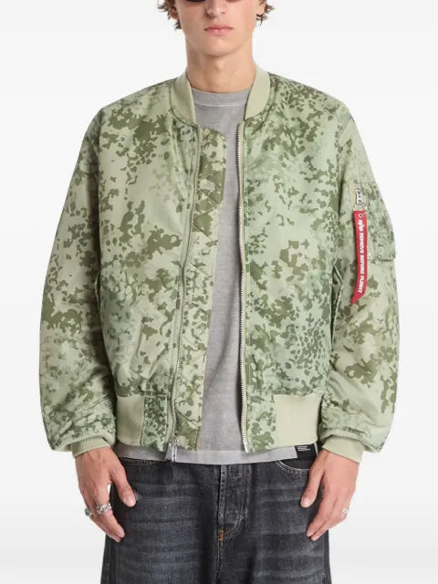 Alpha Industries MA-1 camo-print reversible bomber jacket