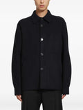 Harris Wharf London button-fastening shirt jacket